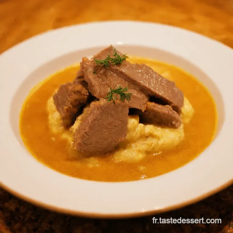 Blanquette De Veau Le Classique R&eacute;confortant presentation