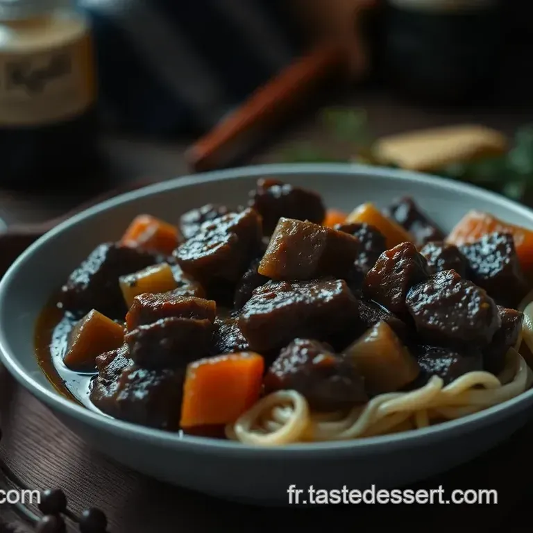 Boeuf Bourguignon de Mamie : Le Classique R&eacute;confortant