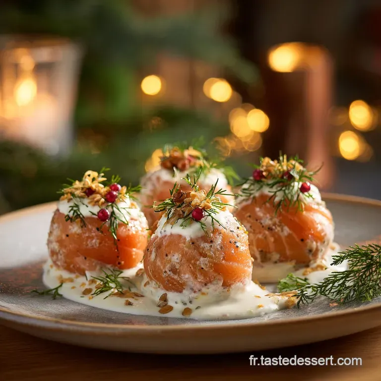 Boules Festives Au Saumon : Lap&eacute;ritif Chic Et Sans Cuisson Des F&ecirc;tes presentation