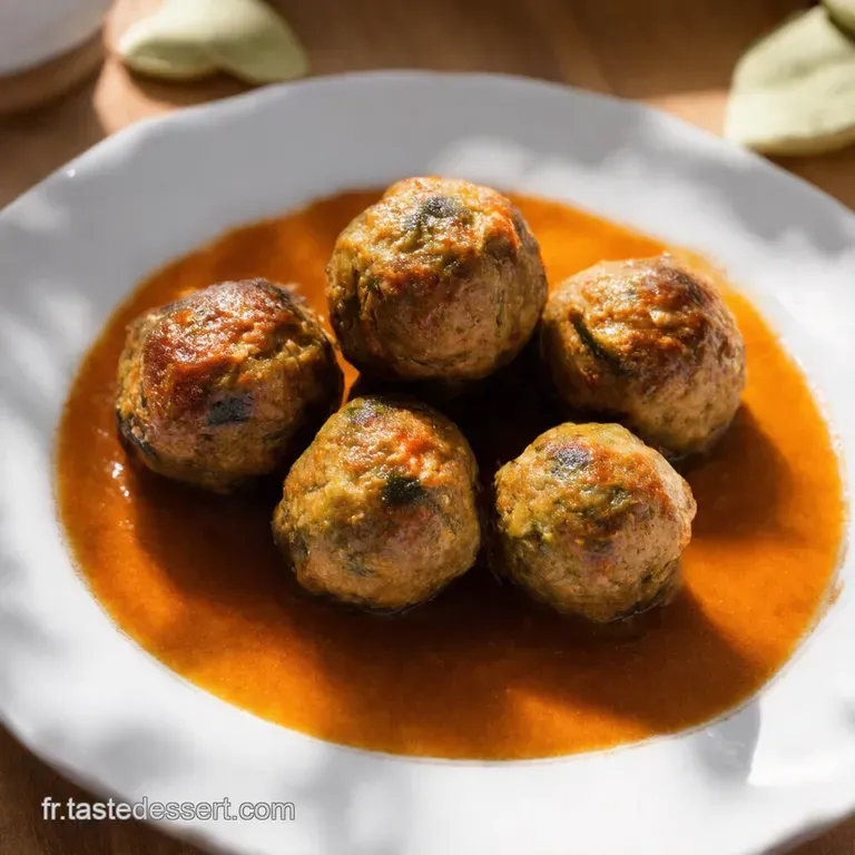 Boulettes dAubergine Sauce Tomate Basilic
