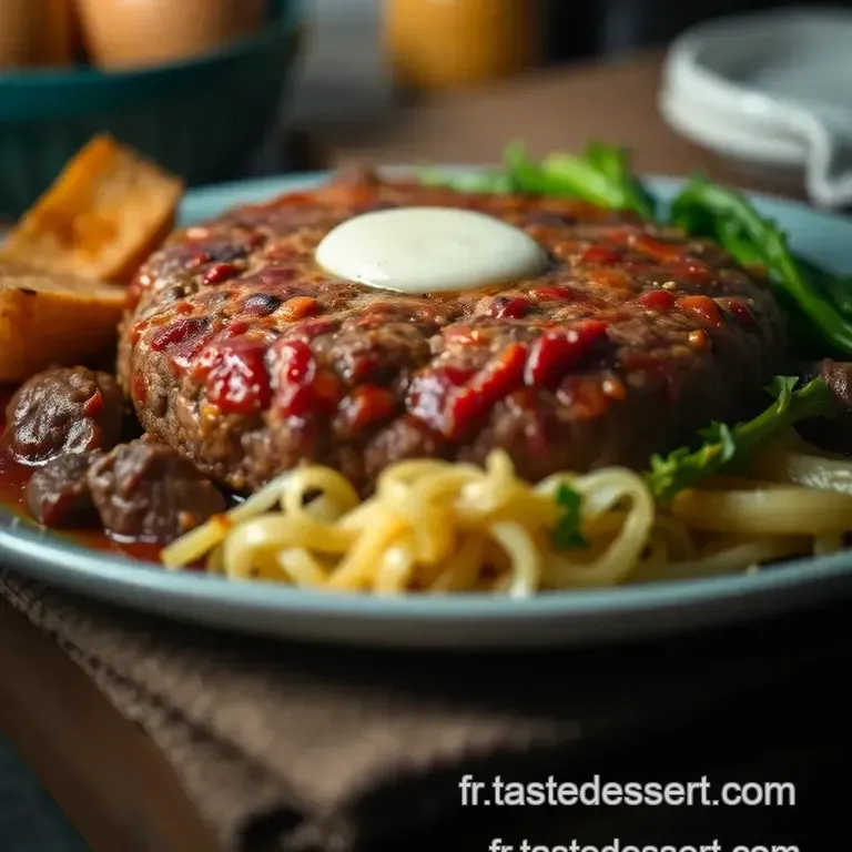 Boulettes De Boeuf &Agrave; La Fran&ccedil;aise presentation