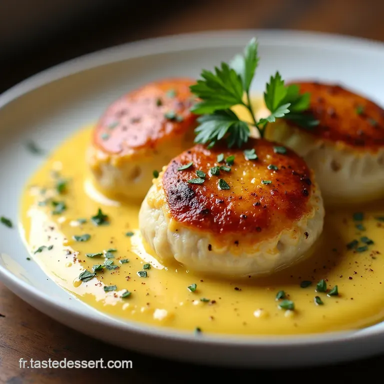 Boulettes de Poulet en Sauce Cr&egrave;me au Poivre