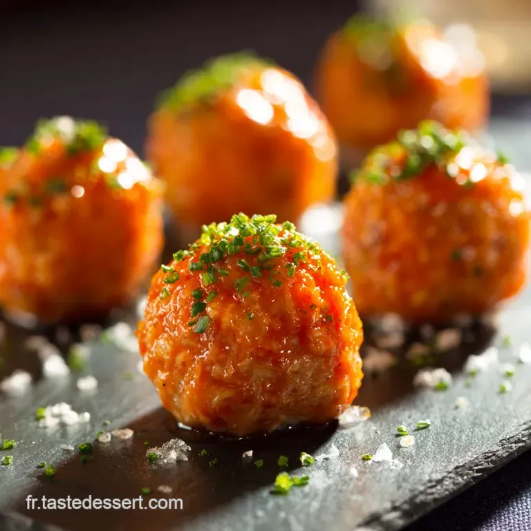 Boulettes Ap&eacute;ritives Au Surimi Les Perles Oc&eacute;anes Citronn&eacute;es presentation