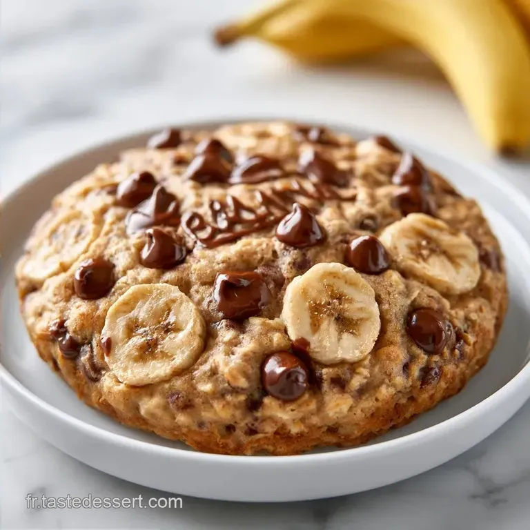 Bowl Cake Banane Avoine Sans Oeuf en 5 Minutes