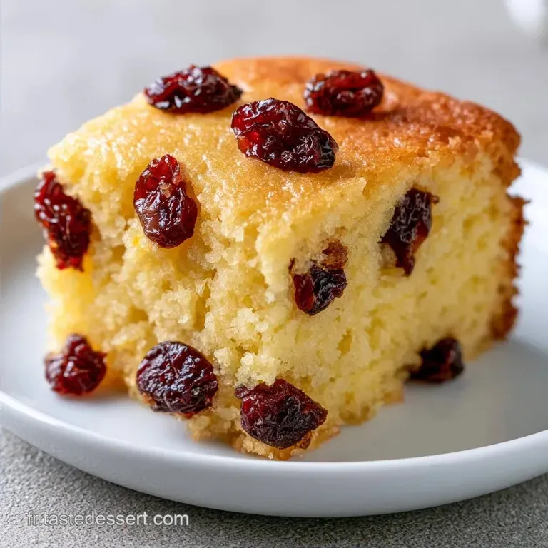 Bowl Cake Citron Raisins Secs en 8 Minutes