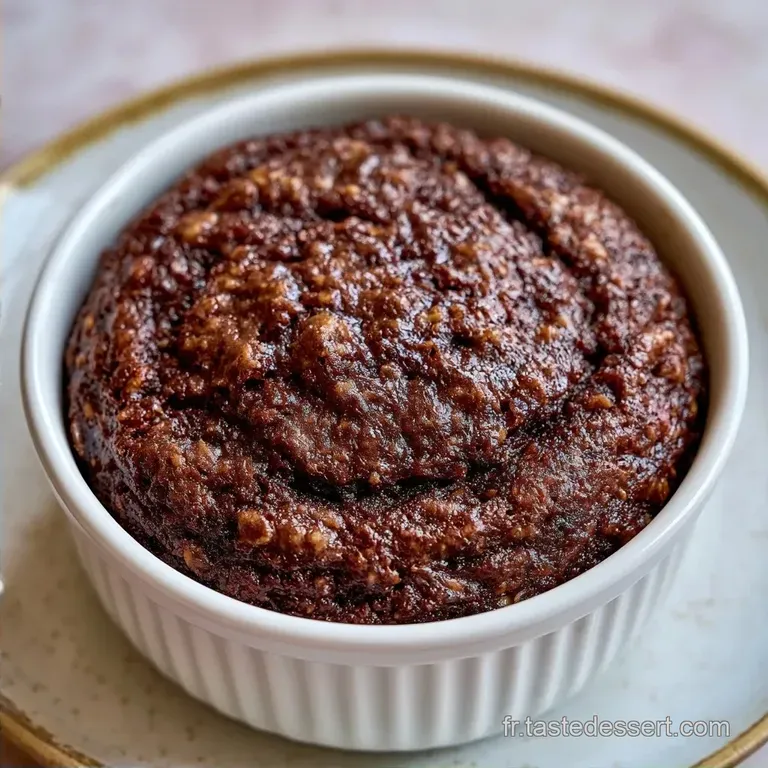 Bowl Cake Healthy Sans Sucre &agrave; la Banane