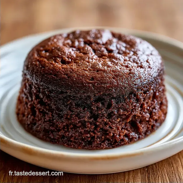 Bowl Cake Compote Pomme Chocolat en 5 Minutes