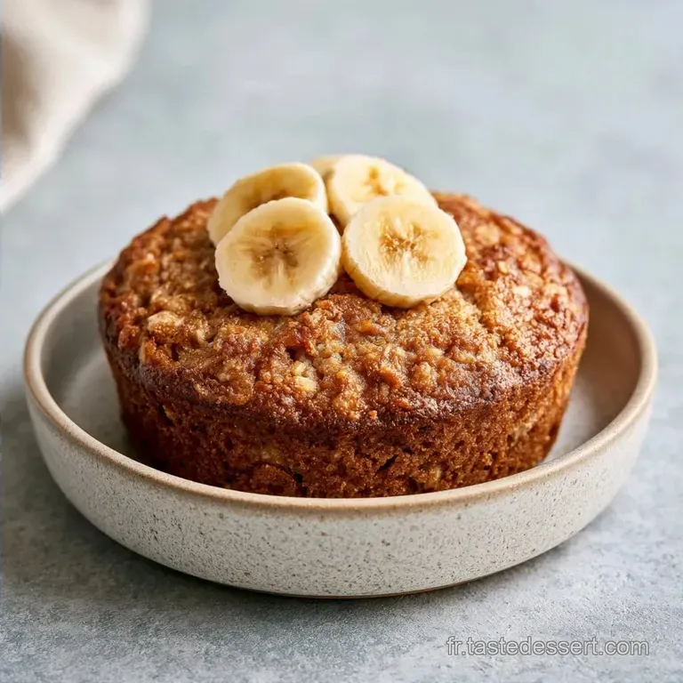 Bowl Cake Prot&eacute;in&eacute; Healthy Vegan &agrave; la Banane