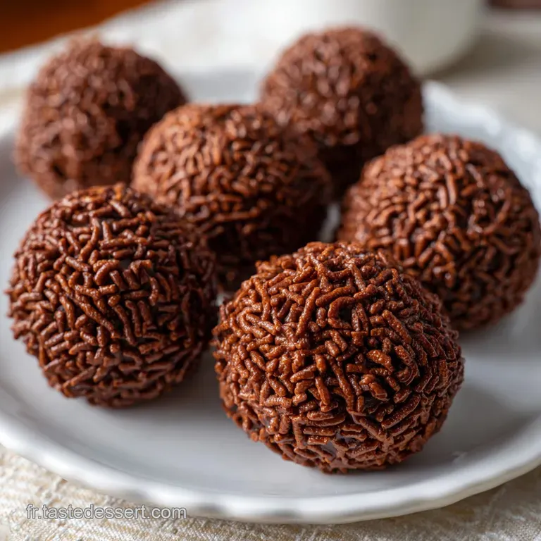 Brigadeiro br&eacute;silien : La Recette Authentique du Chef