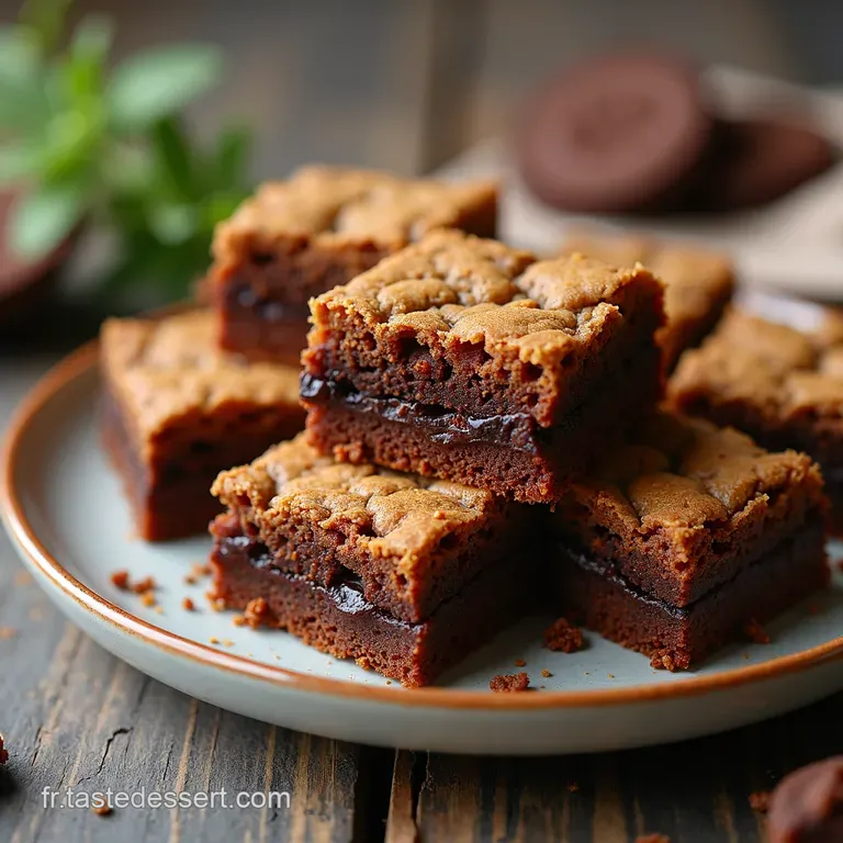 Brookies Diaboliquement Moelleux Sans Sucre