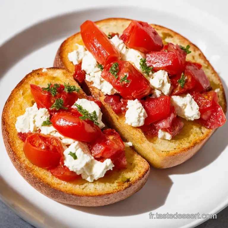 Bruschetta Express Fra&icirc;cheur Tomates Cerises Fromage