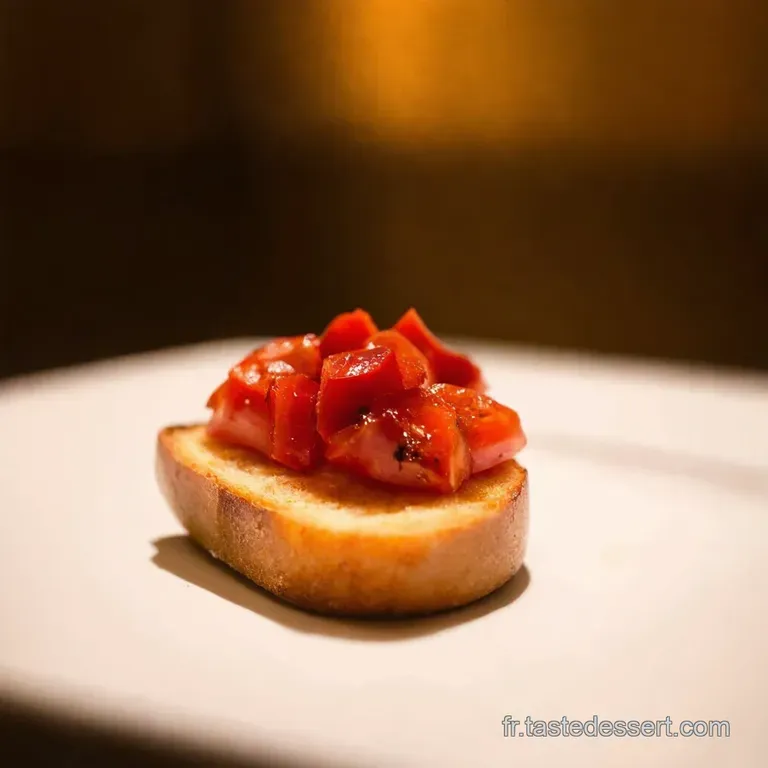 Bruschettas Estivales Tomates Cerises Figue Douceur Balsamique presentation