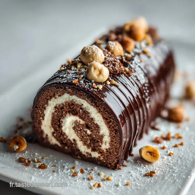 B&ucirc;che de No&euml;l Chocolat Maison