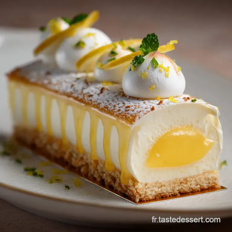 B&ucirc;che fa&ccedil;on tarte au citron : Le dessert de No&euml;l original et sophistiqu&eacute;