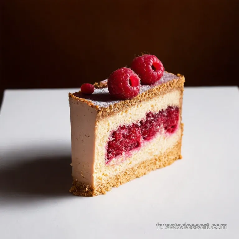 B&ucirc;che Framboise Nougat Perle de Sucre