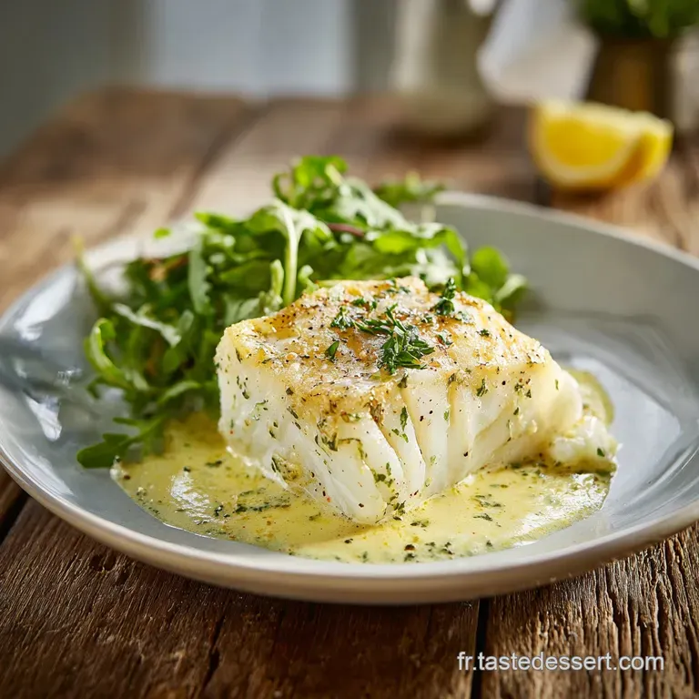 Recette de Cabillaud au Four &agrave; la Moutarde et Cr&egrave;me
