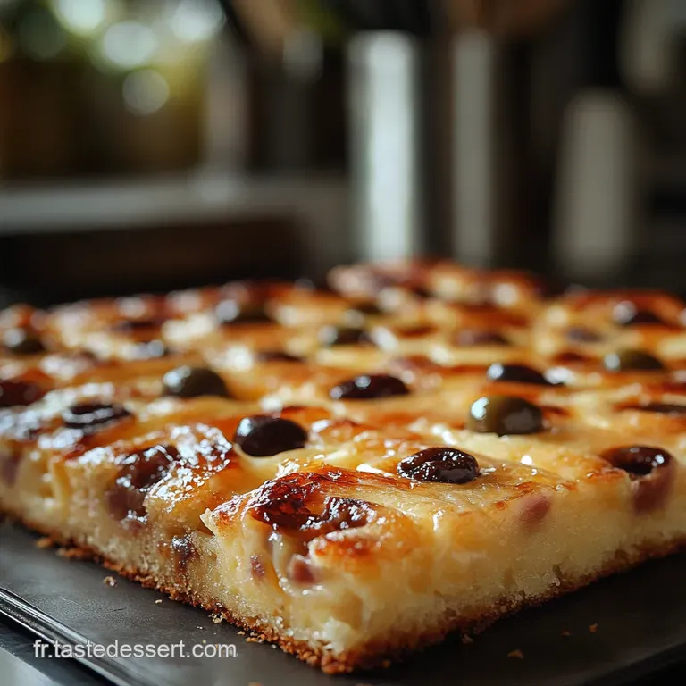 Cake au Jambon Gruy&egrave;re et Olives Un Classique &agrave; la Fran&ccedil;aise