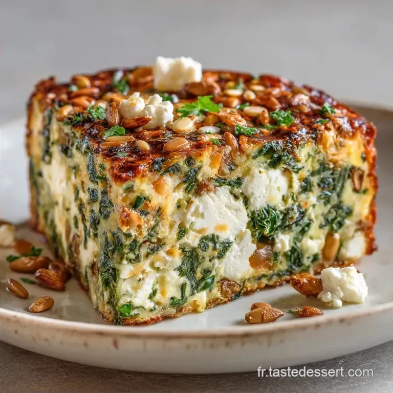 Cake &Eacute;pinards Feta aux Graines: Moelleux et Croustillant