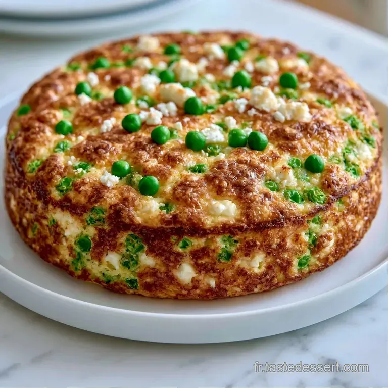 Tranche de cake moelleuse sur assiette blanche, d&eacute;cor&eacute;e de feuilles de menthe fra&icirc;che et de grains de gros sel.
