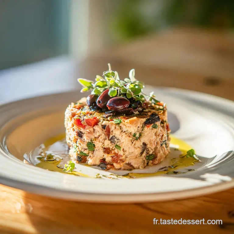 Cake au Thon et Olives Moelleux