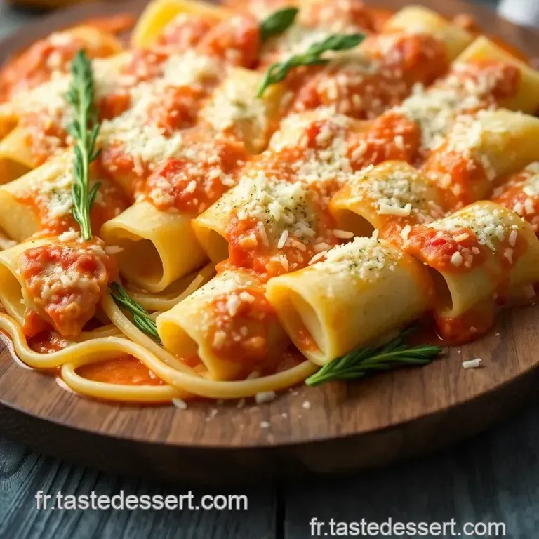 Cannelloni &Agrave; La Ricotta Et Aux &Eacute;pinards presentation