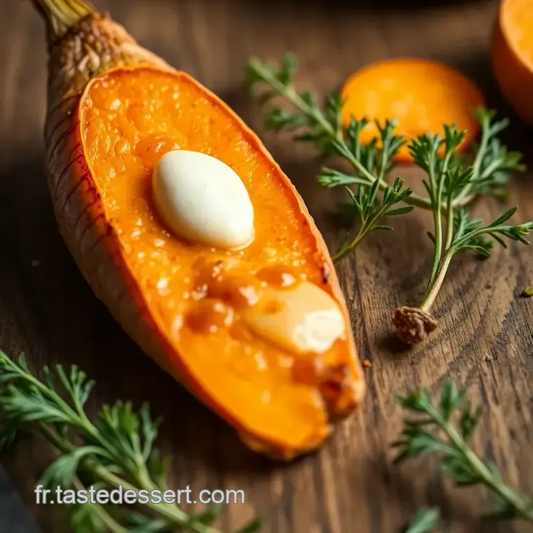 Carottes R&ocirc;ties &Agrave; La Dijonnaise presentation