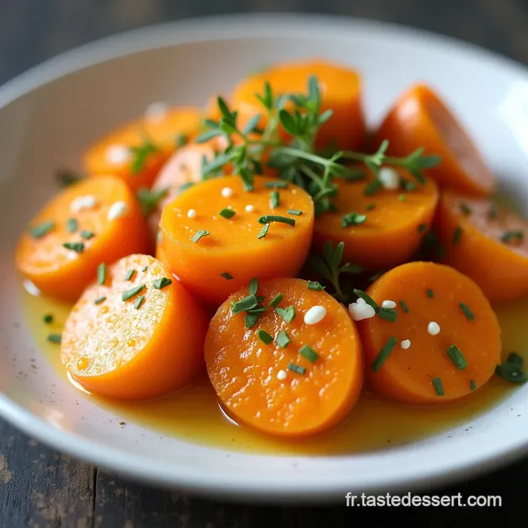 Les Authentiques Carottes Vichy Douceur Glac&eacute;e au Beurre et au Persil Frais