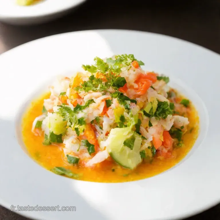 Ceviche Veggie Arc-en-Ciel: Le Frais le Funky le Fabuleux!