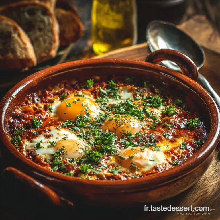 Chakchouka &Eacute;pic&eacute;e Le rago&ucirc;t m&eacute;diterran&eacute;en facile aux &oelig;ufs coulants