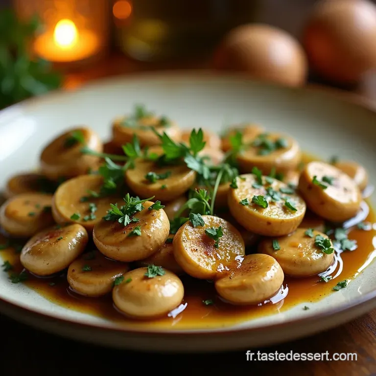 Champignons &Agrave; La Grecque Marinade Citronn&eacute;e Et Herbac&eacute;e Simplicit&eacute; M&eacute;diterran&eacute;enne presentation