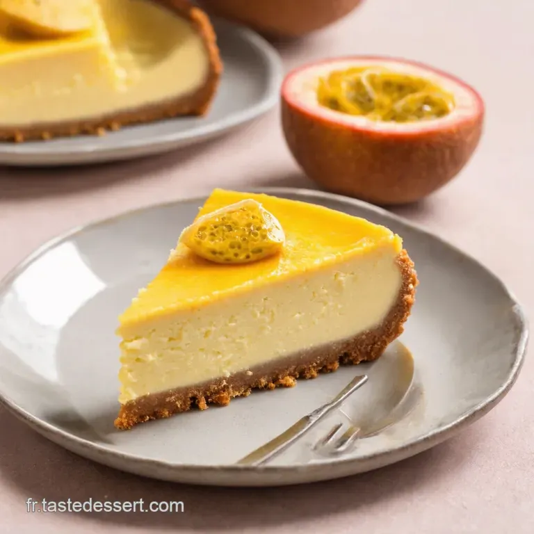 Cheesecake Exotique Passion Fruit Vegan Dream