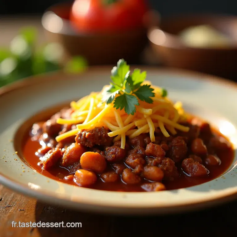 Chili Con Carne Texas Chic presentation