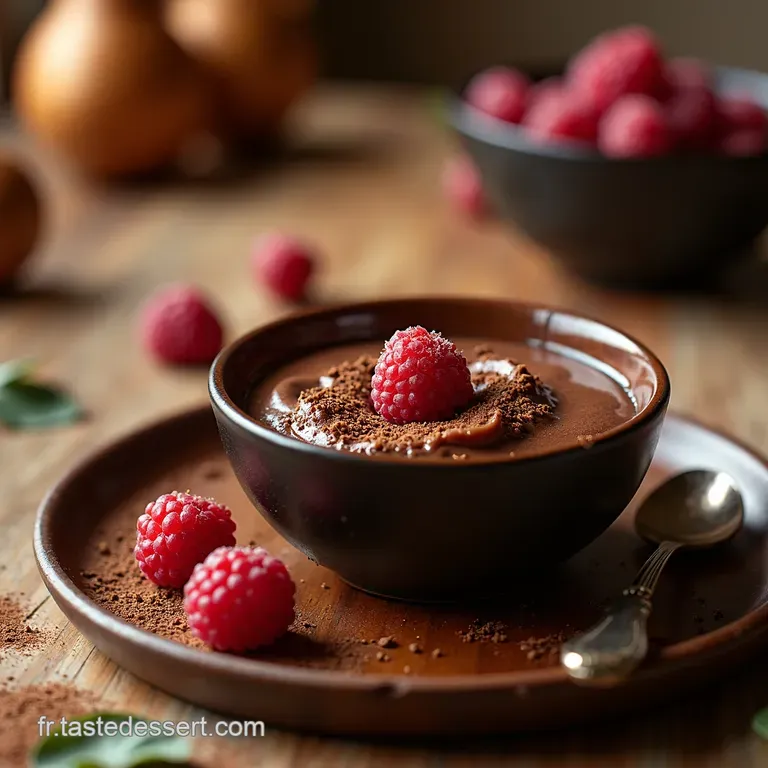 Chocolat Chaud Maison Le Velours Noir De Nos Hivers presentation