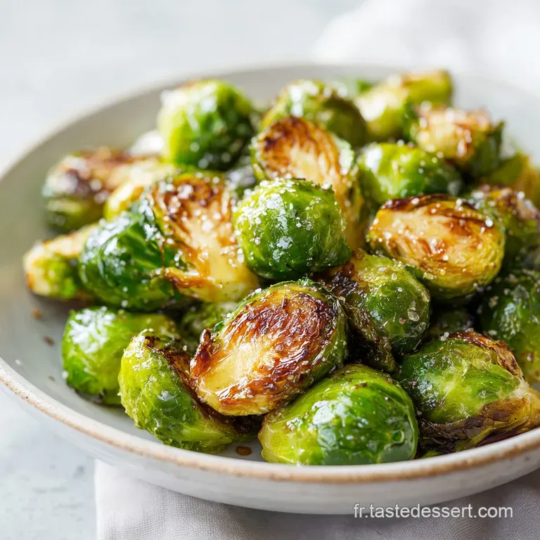 Choux de Bruxelles R&ocirc;tis : Fondants et Caram&eacute;lis&eacute;s