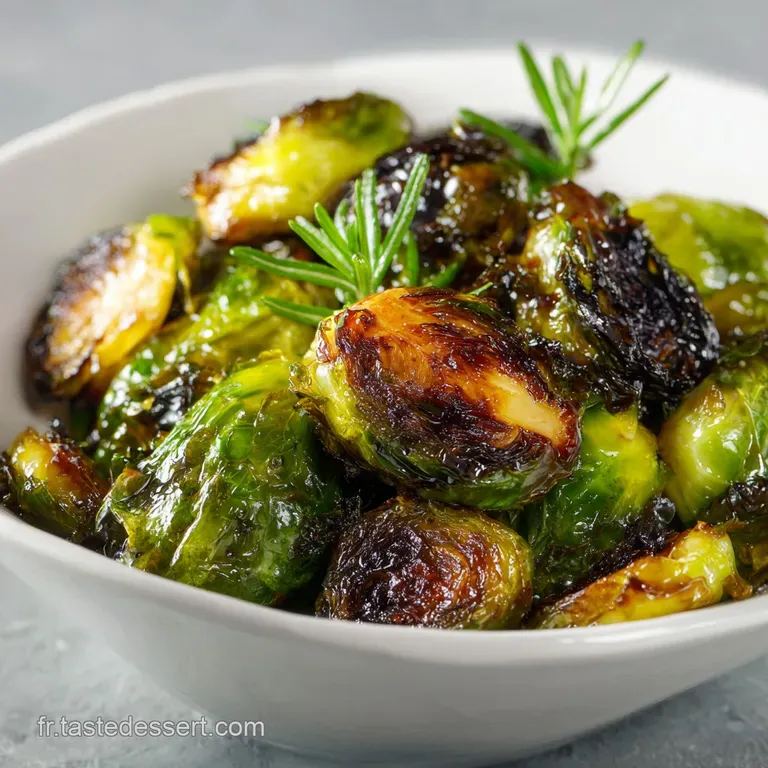 Choux de Bruxelles R&ocirc;tis Caramelis&eacute;s