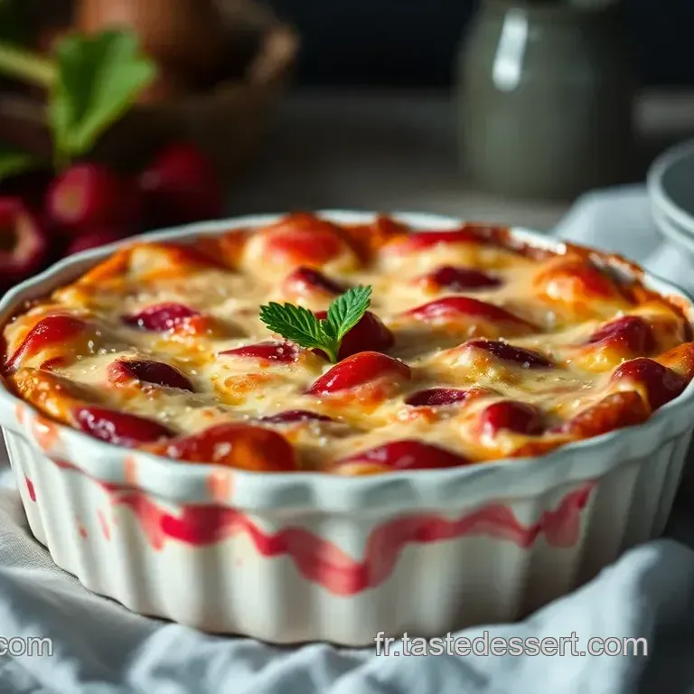 Clafoutis &agrave; la Rhubarbe de Christophe Felder