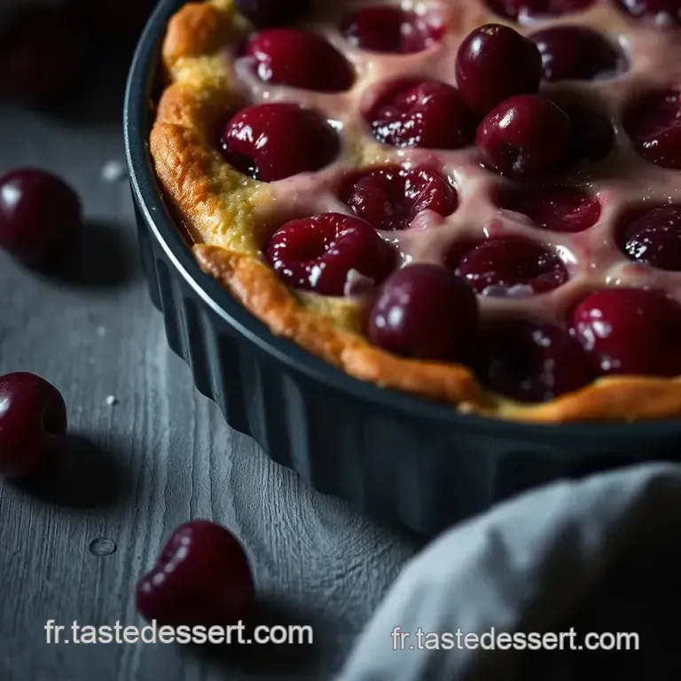 Clafoutis Aux Cerises Fa&ccedil;on Pierre Herm&eacute; presentation