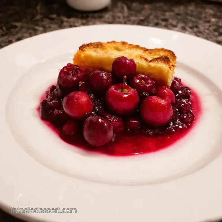 Clafoutis Aux Cerises Version L&eacute;g&egrave;re presentation