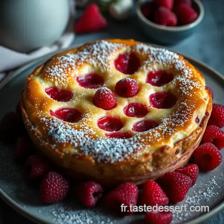 Clafoutis Aux Framboises : Douceur Printani&egrave;re presentation