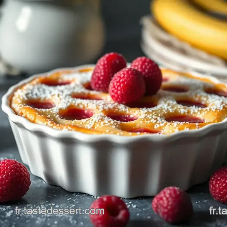 Clafoutis aux Framboises : Douceur Printani&egrave;re