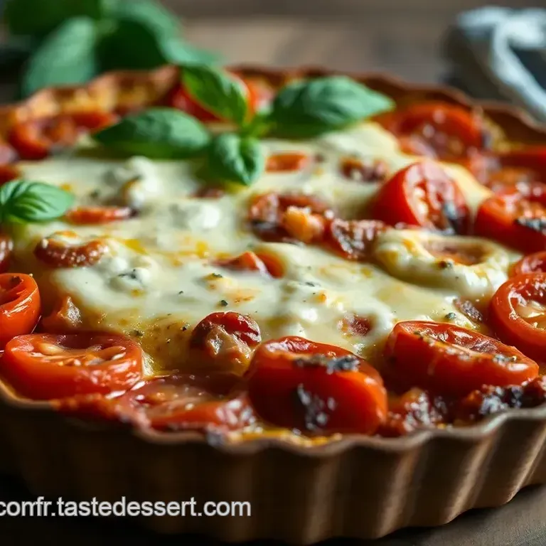 Clafoutis aux Tomates Cerises et Gorgonzola