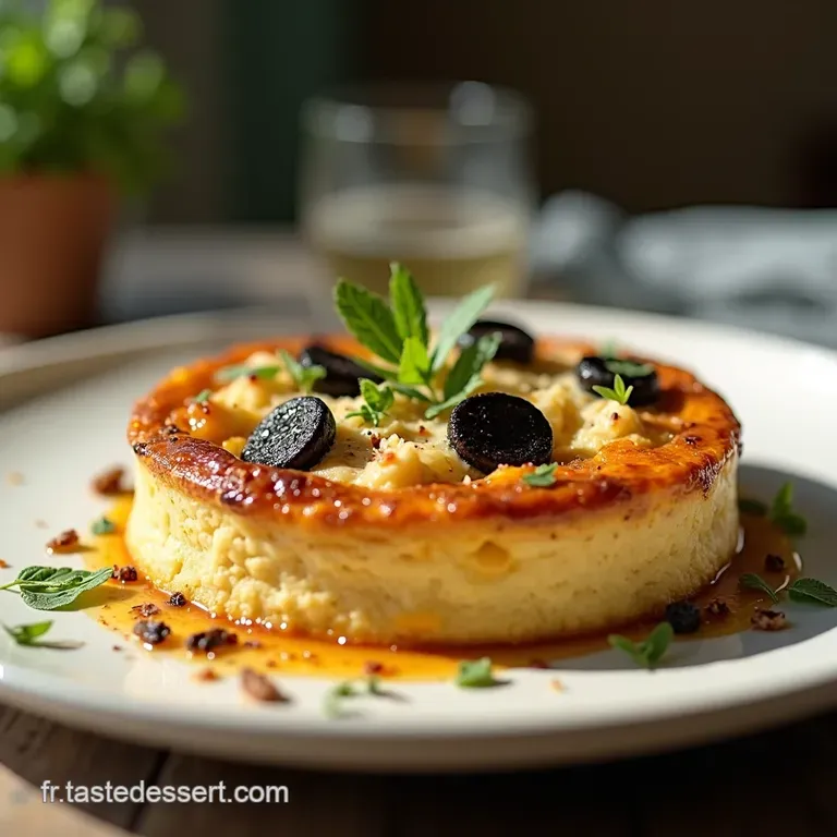 Le Clafoutis Rustique et &Eacute;l&eacute;gant aux C&egrave;pes et Ch&egrave;vre Frais Le Classique Revisit&eacute;