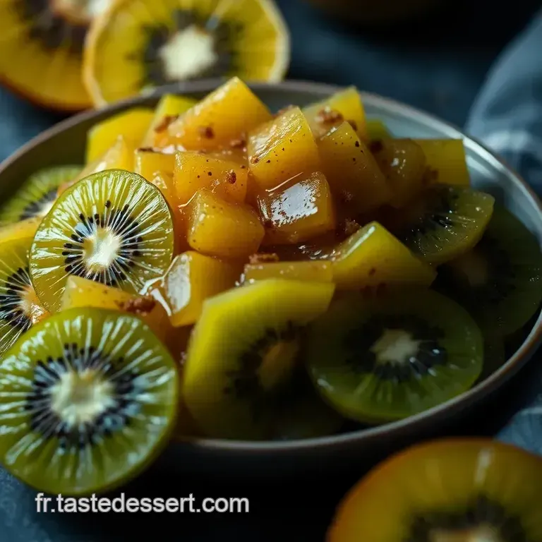 Confiture De Kiwi &Eacute;pic&eacute;e: Une Douceur Tropicale presentation