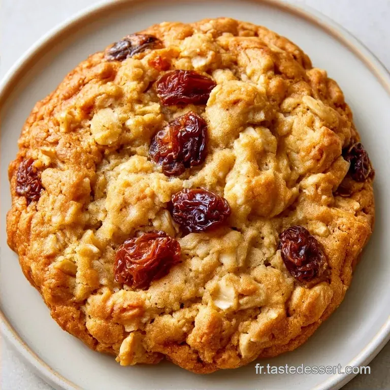 Cookies Flocons D Avoine Raisins Cannelle: C&oelig;ur Tendre