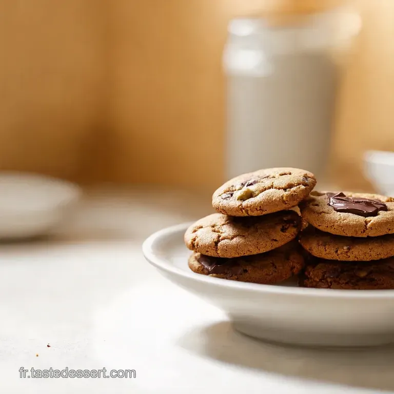 Cookies Croustifondants Avoine Chocolat Version Vegan presentation