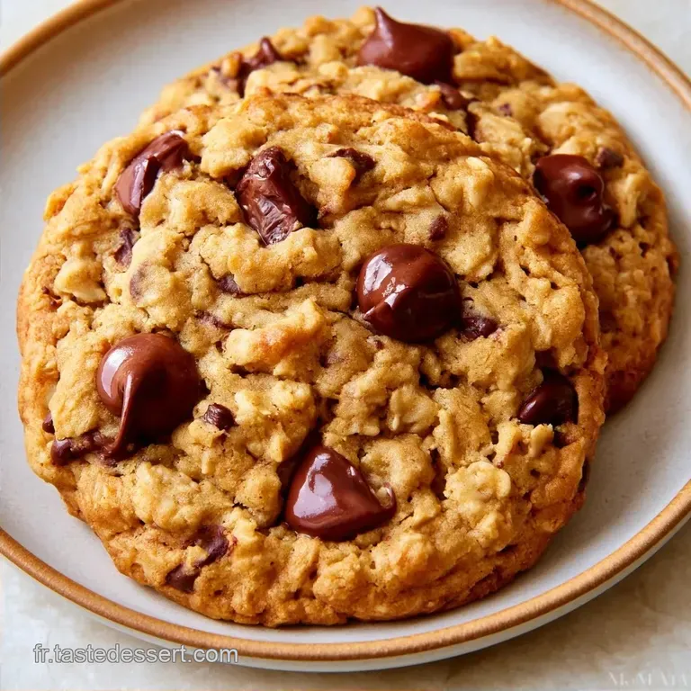 Cookies Flocons D Avoine Chocolat Moelleux
