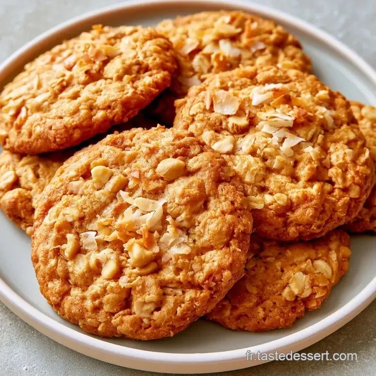 Trois biscuits beurr&eacute;s dispos&eacute;s sur une assiette en c&eacute;ramique blanche, entour&eacute;s de quelques &eacute;clats de noix.