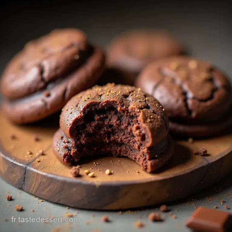 Les Vrais Cookies Moelleux aux P&eacute;pites de Chocolat Le Secret du C&oelig;ur Fondant