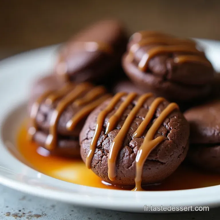 Cookies Noir Intense C&oelig;ur Tendre Caramel