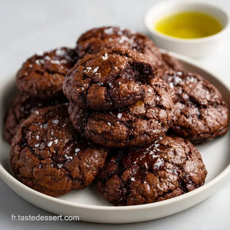 Cookies Vegan Chocolat Noir Et Huile Dolive : La Recette Facile presentation